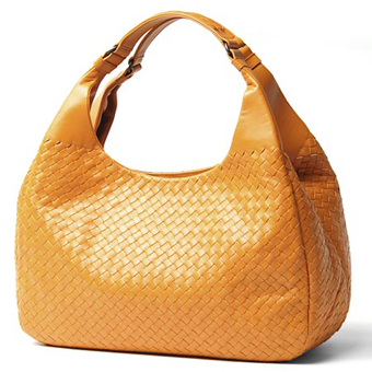 BOTTEGA VENETA ボッテガヴェネタ バッグ コピー レザーショルダーバッグ(R) 124864 v0016 7663 トパーズイエロー レディース